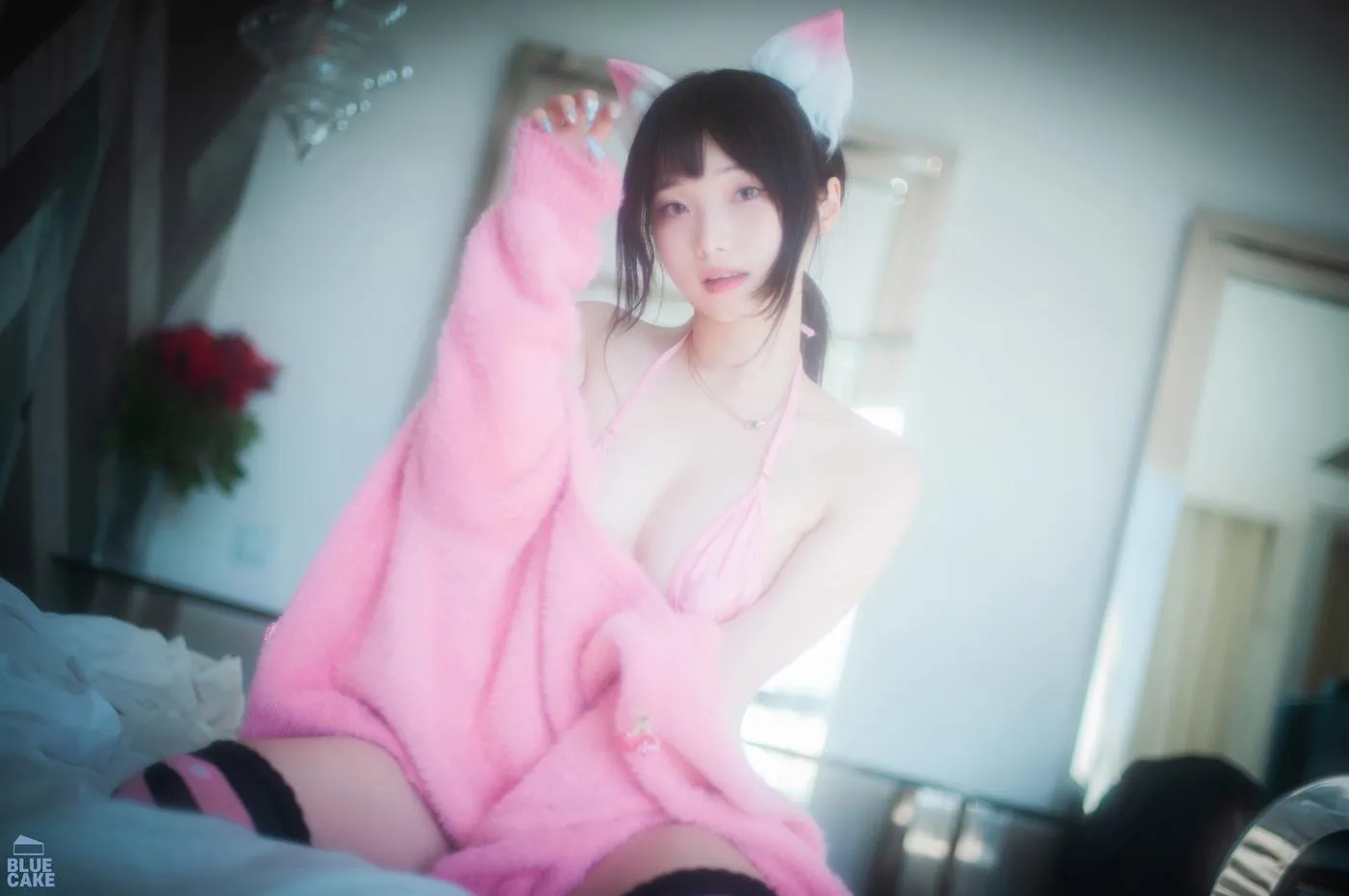 Bambi밤비 – NO.91 [BLUECAKE] Naughty Cats Pink  Mint RED[23] [55P]插图8